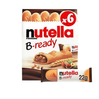 Image de Biscuits croustillant fourré au NUTELLA B-READY, paquet de