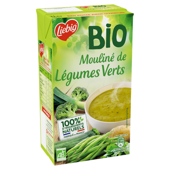 Image de Soupe mouliné de légumes verts bio LIEBIG