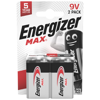Image de Pile alcaline ENERGIZER, Max 6LR61 9v, 2