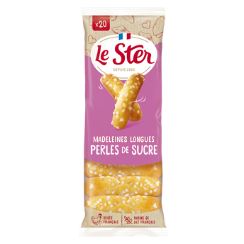 Image de Madeleines longues pépites de sucre LE STER x20