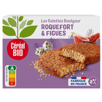 Image de Galette Boulgour Roquefort Figues bio CEREAL BIO