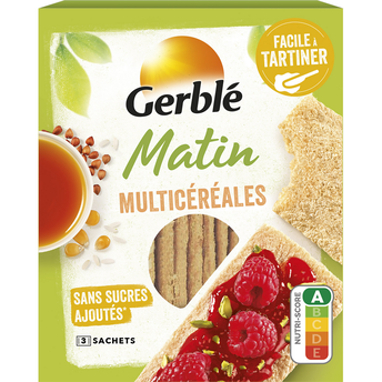 Image de GERBLE - Tartine Matin Multicéréales - 3x7