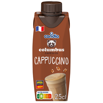 Image de Boisson lactée UHT au café cappucino 4%mg CANDIA brique