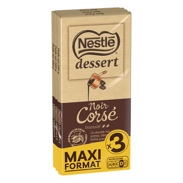 Nestlé Chocolat Corsé Nestlé Dessert, 3x200g