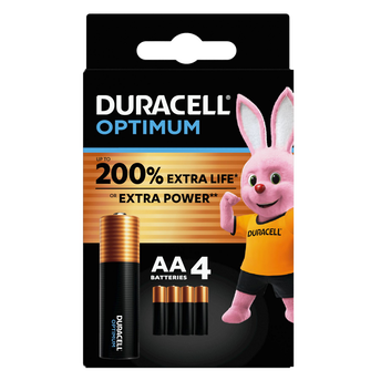 Image de Pile Optimum LR6 AA x4