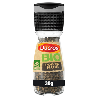 Image de Moulin poivre noir grains bio DUCROS