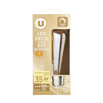 Image de U
Ampoule LED déco droit Edison - 35w
