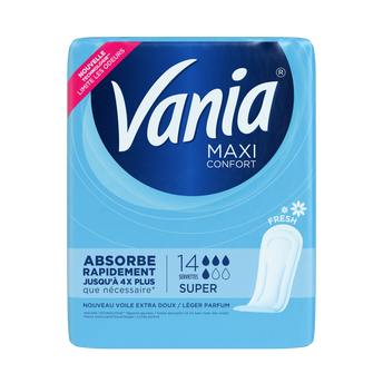 Image de Serviettes hygiéniques Super Fresh maxi VANIA