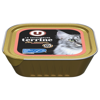 Image de U
Barquette pour chat La savoureuse terrine au saumon