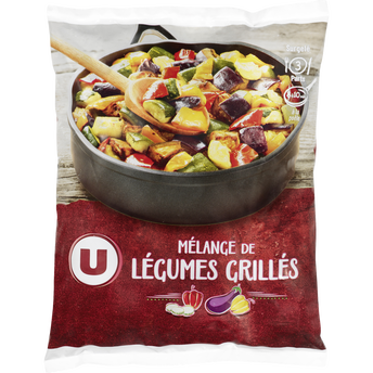Image de U
Mélange de légumes grillés (aubergines en cubes,courgettes en cubes,poivrons rouges et jaune en morceaux) grillés