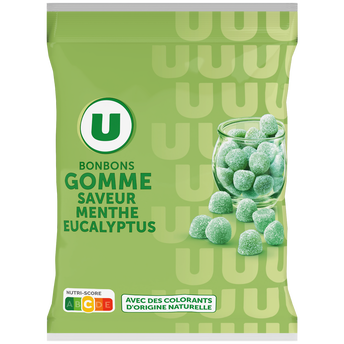 Image de U
Bonbons saveur à la menthe et eucalyptus, - sachet de