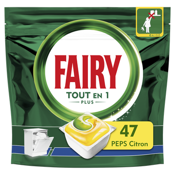 Fairy Nettoyant Lave-vaisselle Tout En 1 Citron Taille M Fairy X47capsules