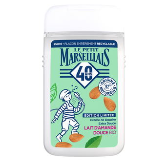 Image de Gel Douche bio extra doux lait d' amande douce LE PETIT MARSEILLAIS
