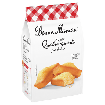 Image de Gâteaux Petits quatre quarts pur beurre BONNE MAMAN - x10 sachets - Le paquet de