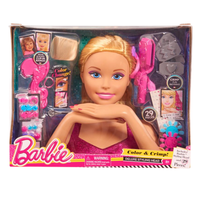 Barbie - barbie ultra chevelure a coiffer, poupees