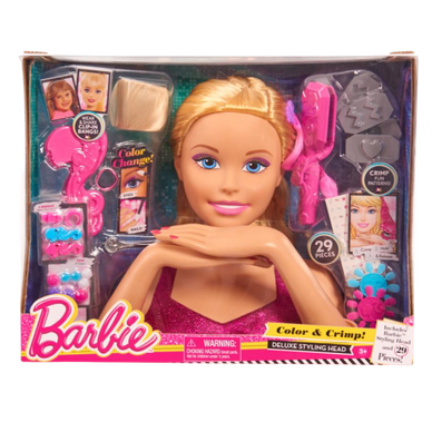 Barbie - tete à coiffer - 30 accesoires