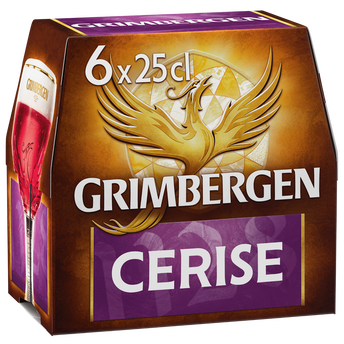 Image de Bière aromatisée cerise GRIMBERGEN, 6° - Bouteilles