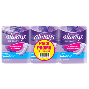 Image de Serviettes fuites urinaires ALWAYS DISCREET