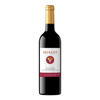 Image de Vin rouge d'Espagne Merlot