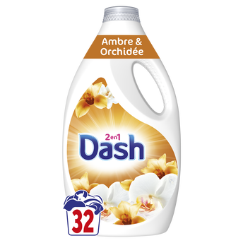 Image de Lessive liquide Ambre et Orchidée DASH - x32
