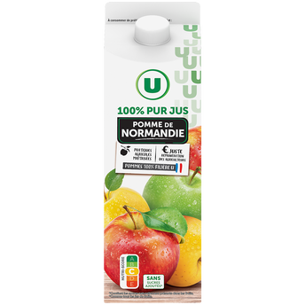 Image de U
Pur jus de pomme de Normandie brique de