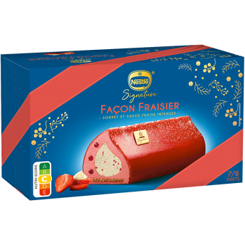 Image de Bûche glacée signature façon fraisier NESTLE 495g - 7/8