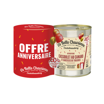 Image de Cassoulet au canard LA BELLE CHAURIENNE boite x2