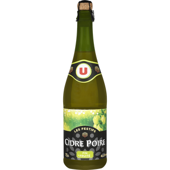 Image de U
Cidre poire Les Festifs 2,5° bouteille verre