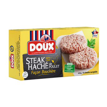 Image de Steak haché de poulet DOUX 100gx4