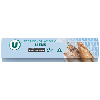 Image de U
Sac congélation XL gros volumes