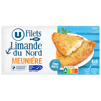 Image de U
Filet de limande du Nord meunière