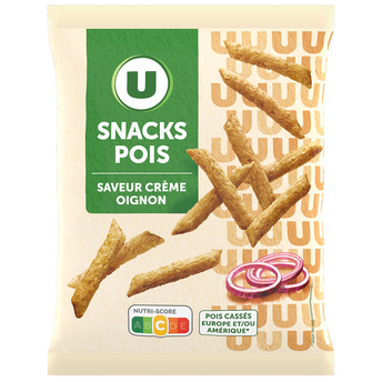 Image de U
Snack pois saveur crème oignon