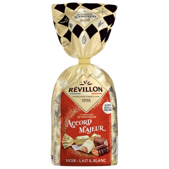 Image de Papillotes chocolat Authentique Noir Lait Blanc REVILLON