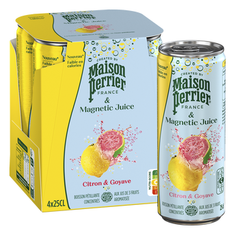 Image de Boisson Gazeuse Citron Goyave MAISON PERRIER MAGNETIC JUICE