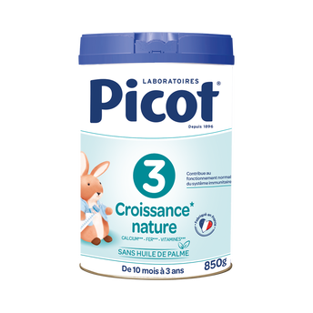 Image de Lait infantile PICOT laboratoires croissance nature 3