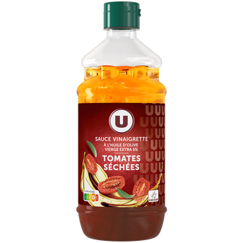 Image de U
Sauce vinaigrette à l'huile d'olive 10% et aux tomates séchées  shakerde