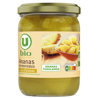 Image de U BIO
Ananas en morceaux au jus d'ananas