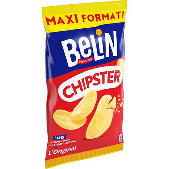 Image de Biscuits apéritifs soufflés et salés Chipster BELIN - Paquet de