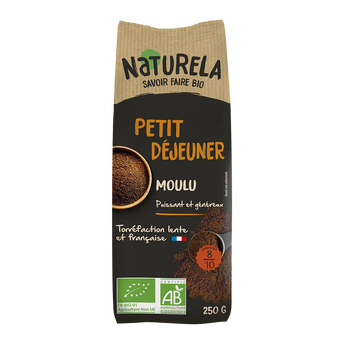 Image de Café moulu Bio NATURELA PETIT DEJEUNER N°8 - Hors Union Européenne