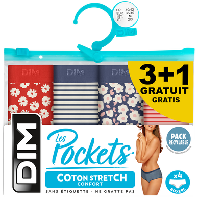 Boxer dim femme pocket hotsell