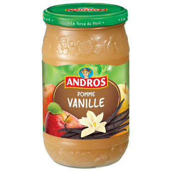 Image de Dessert fruitier pomme et vanille ANDROS, bocal de