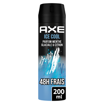 Image de Déodorant Homme Ice cool menthe glaciale/citron AXE- Spray