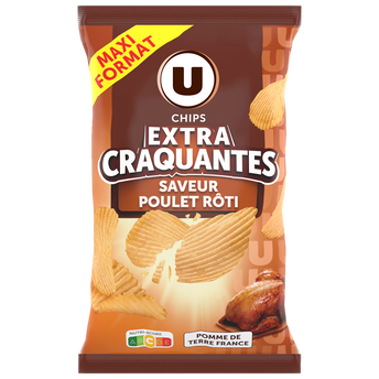 Image de U
Chips ondulées saveur poulet braisé  paquet de
