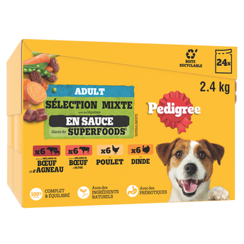 Image de Sachets fraîcheur chien sélection mixte en sauce PEDIGREE