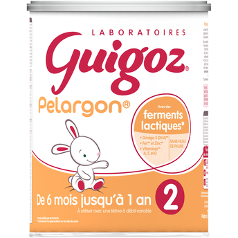 Image de Lait infantile en poudre 2ème âge 6-12M GUIGOZ PELARGON - Boîte