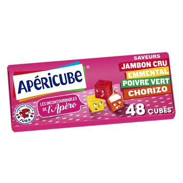 Apéricube Fromage Fondu Apéritif Apericube Incontournables De L'apéro - 48 Cubes250g