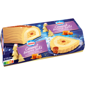 Image de Bûche glacée caramel beurre salé NESTLE 540g - 9/10