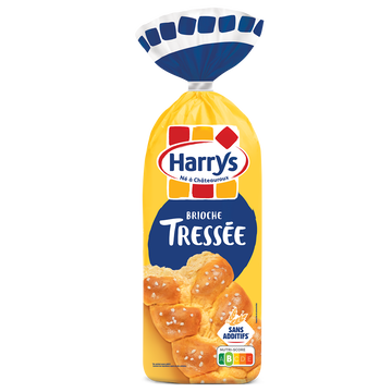 Harry's Brioche Tressée Au Sucre Perlé Sans Additif Harrys, 500g