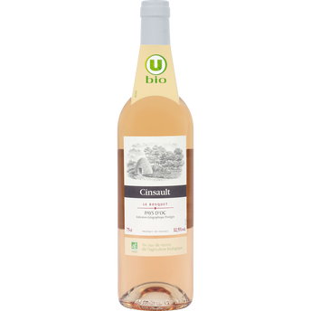 Image de U BIO
Vin rosé IGP Pays d'Oc Cinsault Syrah Le Bosquet