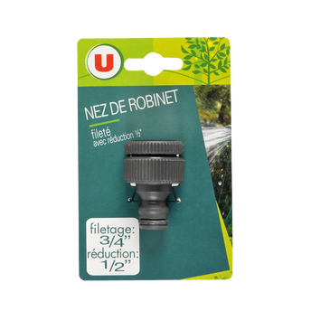 Image de U
Nez de robinet filetage 3/4" reconduction
